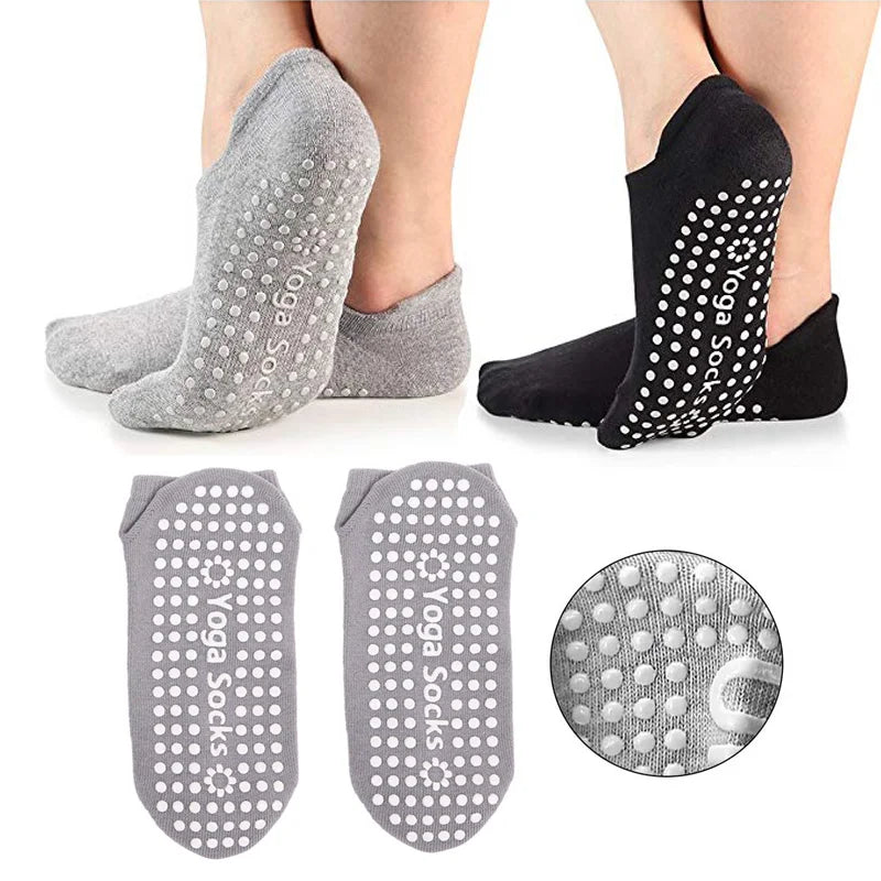 Yoga Socks Professional anti Slip Socks Woman Sport Sweat-Absorbent Breathable Pilates Socks Gym Fitness Sports Cotton Socks