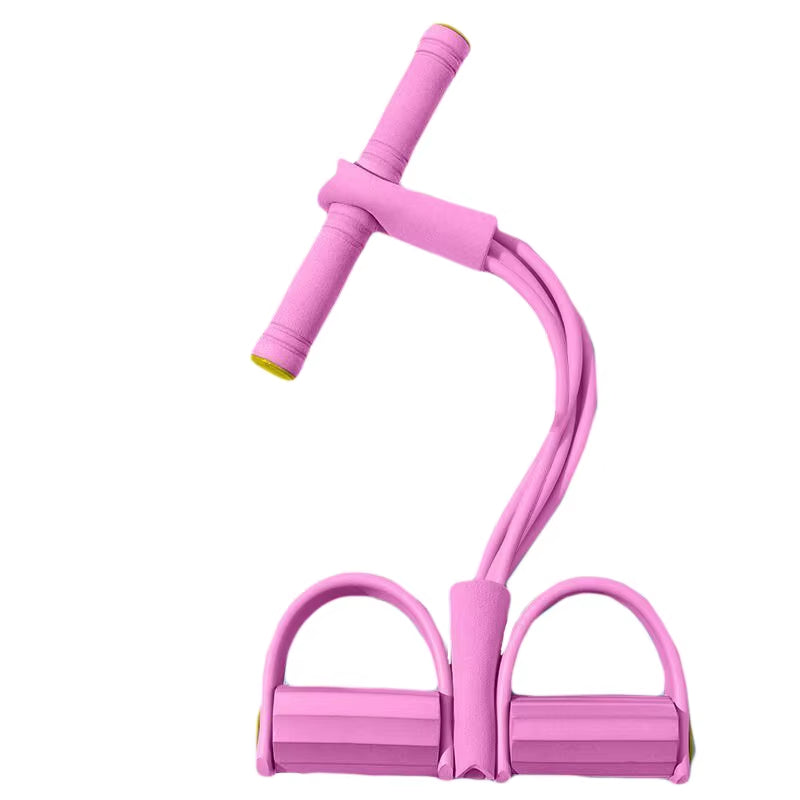 Multi Function Tension Rope Bands for Fitness Exercises Elastics Tape Home Resistance Bands 4 Tube Elastic Pedal Puller Training