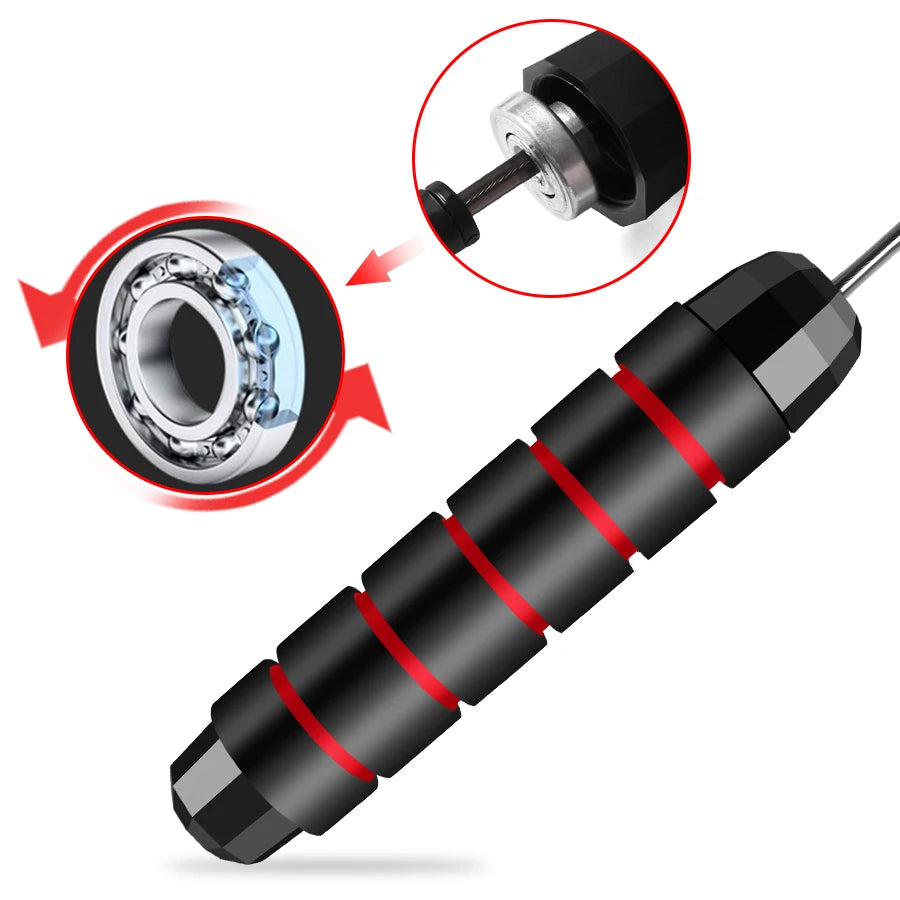 Elevate Your Fitness Game with the Adjustable Rapid Speed Jump Rope - Perfect for Home Workouts and Crossfit Training!