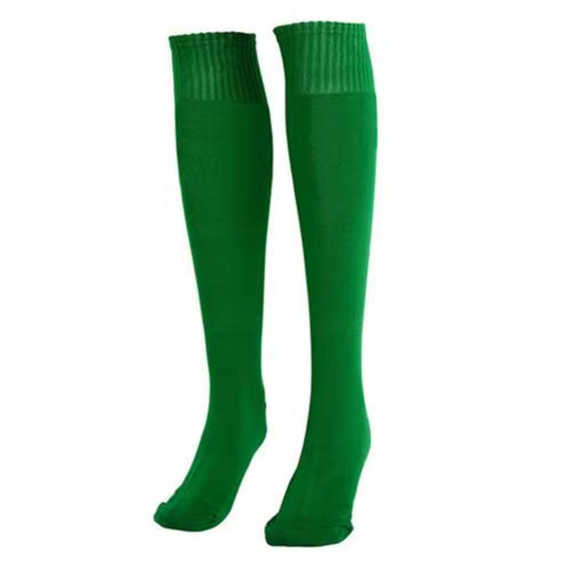1 Pair Sports Socks Men Women Solid Color Anti-Slip Stocking Soccer Football Cycling Knee Socks Sports Basketball Socks