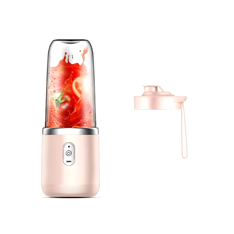 6 Blade 400ML Portable Blender Electric Juicer Cup for Travel Portable Juicer Mixer Usb Fresh Fruit Juice Blender Smoothie