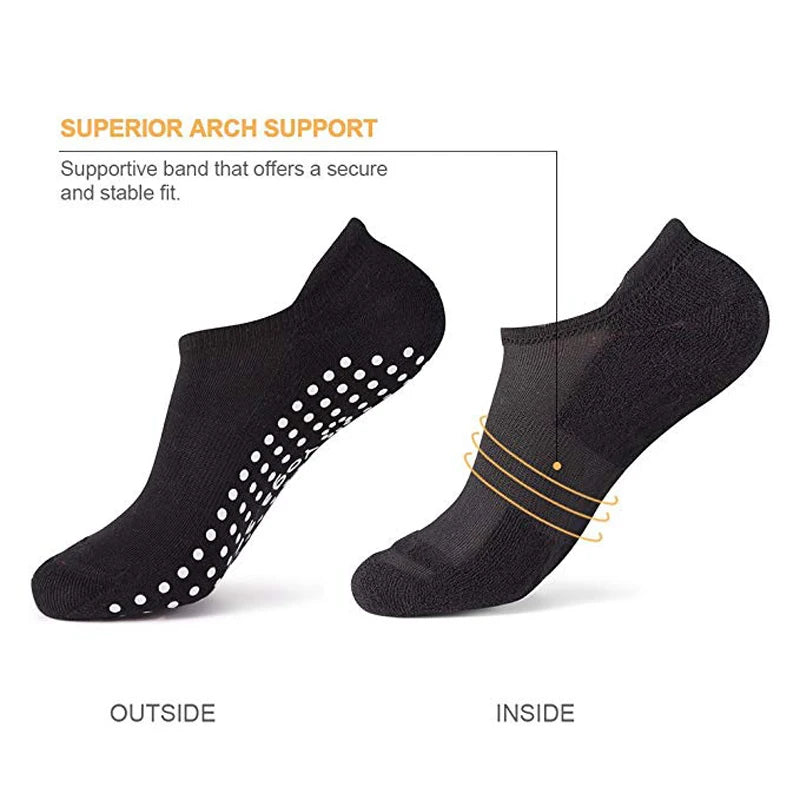 Yoga Socks Professional anti Slip Socks Woman Sport Sweat-Absorbent Breathable Pilates Socks Gym Fitness Sports Cotton Socks