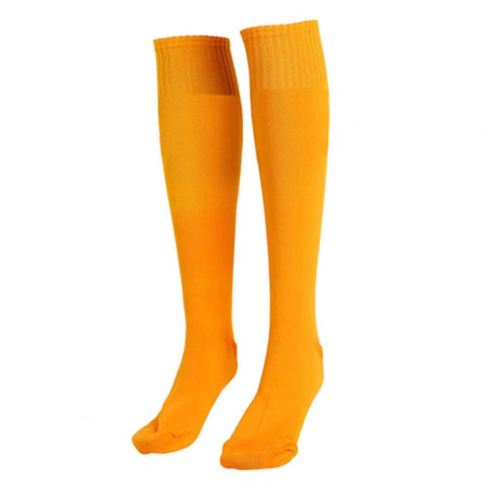 1 Pair Sports Socks Men Women Solid Color Anti-Slip Stocking Soccer Football Cycling Knee Socks Sports Basketball Socks