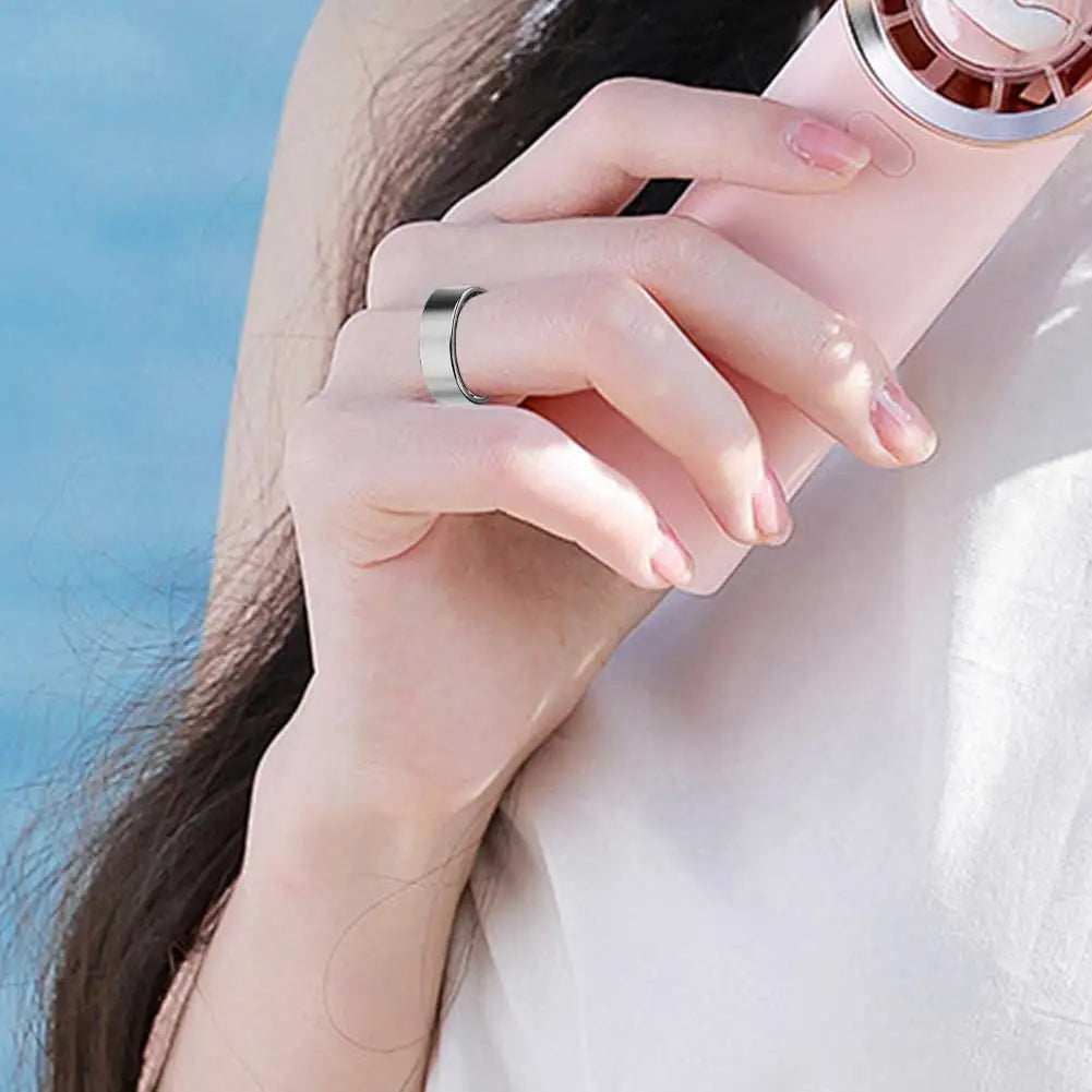 Smart Ring Health Tracker IP68 Waterproof Sleep Tracker Ring with Heart Rate Multi-Sport Modes up to 7-Day Battery for Women Men