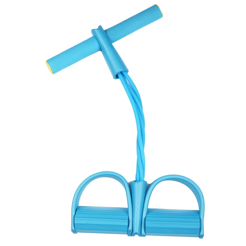 Multi Function Tension Rope Bands for Fitness Exercises Elastics Tape Home Resistance Bands 4 Tube Elastic Pedal Puller Training