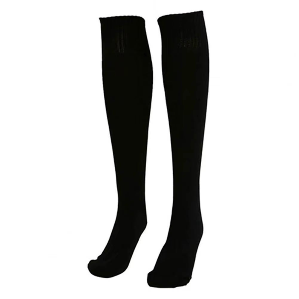 1 Pair Sports Socks Men Women Solid Color Anti-Slip Stocking Soccer Football Cycling Knee Socks Sports Basketball Socks