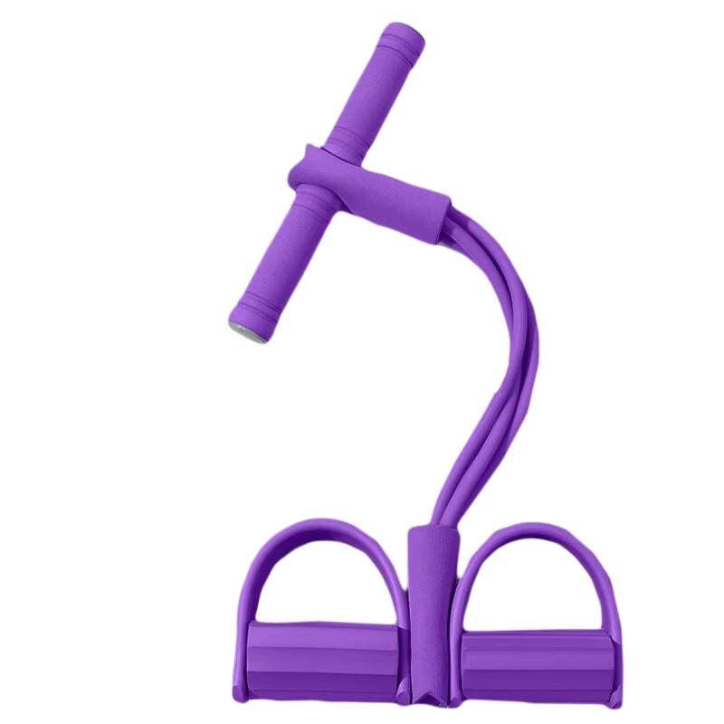 Multi Function Tension Rope Bands for Fitness Exercises Elastics Tape Home Resistance Bands 4 Tube Elastic Pedal Puller Training